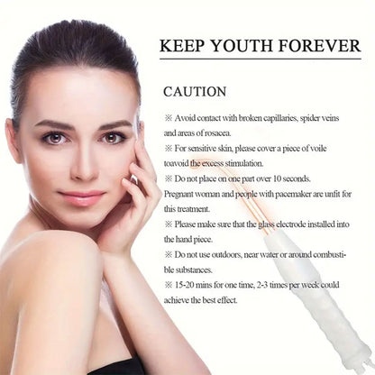 4-in-1 Facial Skin Care stick, High Frequency Facial Massager Facial Skin Care Set Portable skin care tools for family use Chris