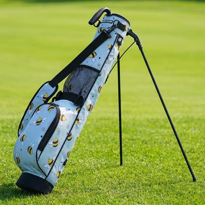 Lightweight | Unisex Golf Stand Bag Featuring a Retractable Stand to Secure Clubs | A Compact Design Suitable for Course Use.