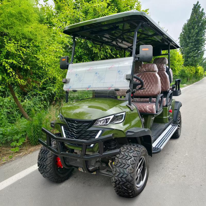 Electric golf carts are easy to maintain, flexible to dispatch, and comfortable to ride.