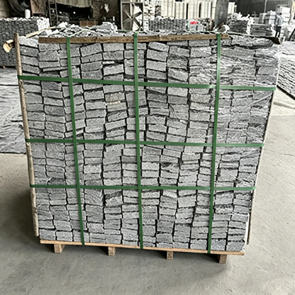 Natural stone small square bricks for outdoor courtyards and terraces, non-slip and wear-resistant floor tiles