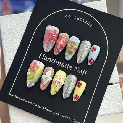 Personalized Nail Carving | Handmade Wearable Nails | High-End Wearable Nails
