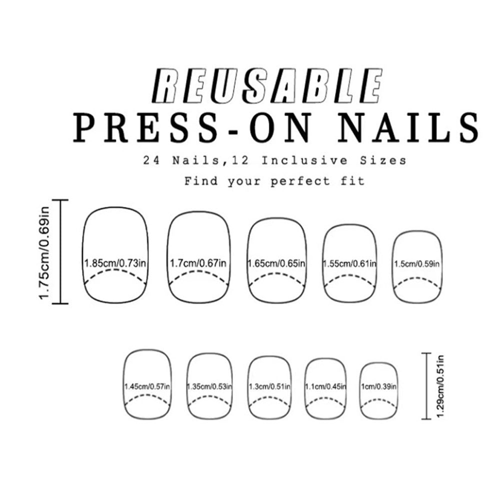 24pcs/30pcs short square ballet fake nails for women cat eyes glitter green blue purple pink shinny nail tips press on nail art