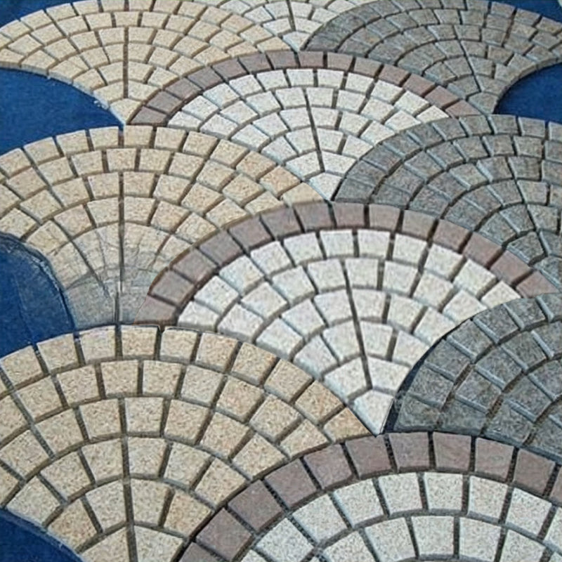 Ice-crack patterned irregular mesh cultural stone courtyard villa park paving tiles