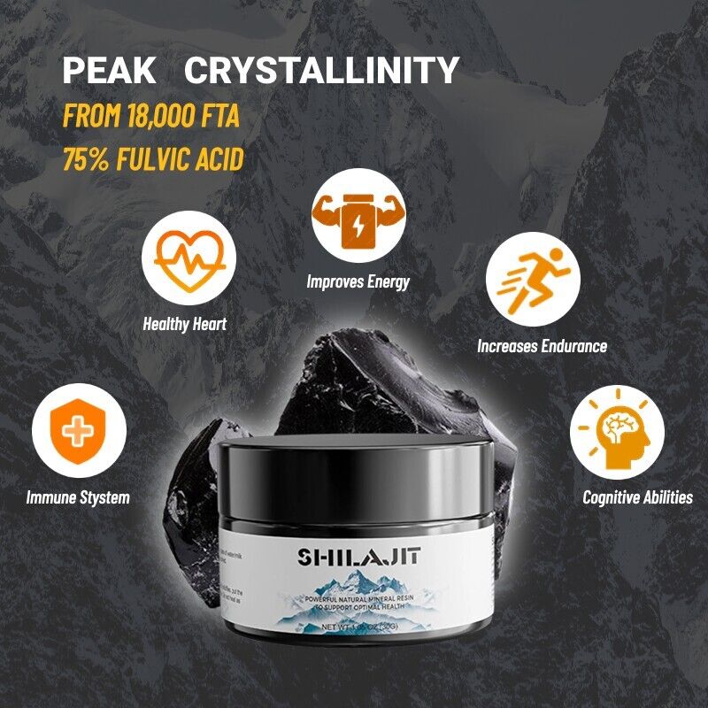 Natural organic shilajit extract mineral essence pure no added health care products