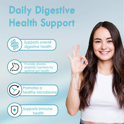 High-quality probiotics, carefully selected strains, promote absorption, support the digestive system and relieve constipation