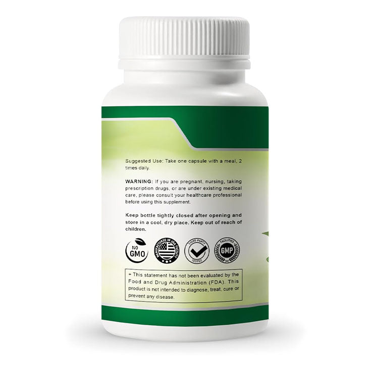 Pure plant-based supplements rich in natural active ingredients without additives to relieve stress and enhance energy and vitality