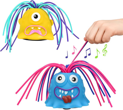 New Novelty Funny Hair Pulling Will Be Screaming Little Monster Kids Decompress Toys Christmas Creative Fun Educational Toys