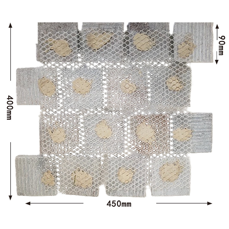 Natural stone small square bricks for outdoor courtyards and terraces, non-slip and wear-resistant floor tiles
