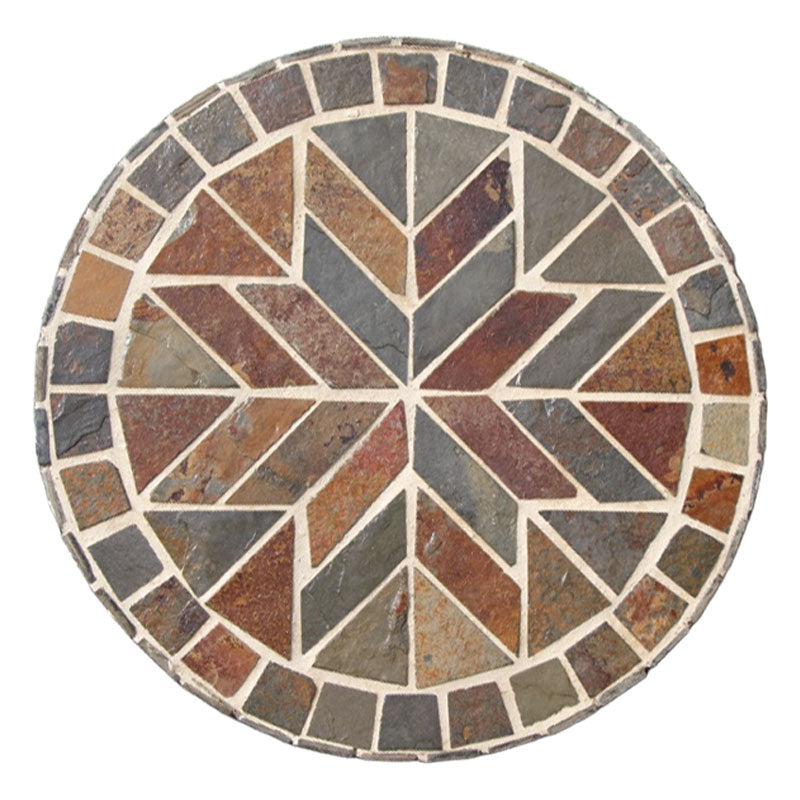 Handcrafted Natural Stone Stepping Stone for Outdoor Landscaping