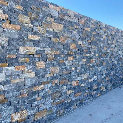 Blue cement cultured stone creative mosaic decorative stone for indoor and outdoor decoration