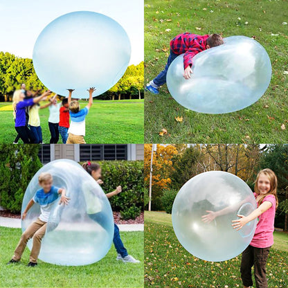 Kids Blow Up Balloon Toy | Children Outdoor Soft Air Water Filled Bubble Ball | Fun Party Game | Summer Gift | Inflatable Elastic Ball