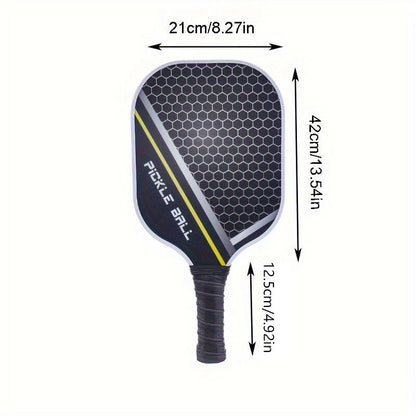 Graphite Carbon Fiber USAPA Approved Lightweight Racquet Set | Indoor & Outdoor All-Age Exercise Gear