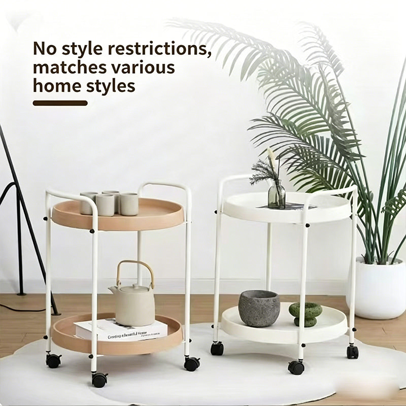 Couch side few household living room cream wind trolley simple coffee table design storage rack