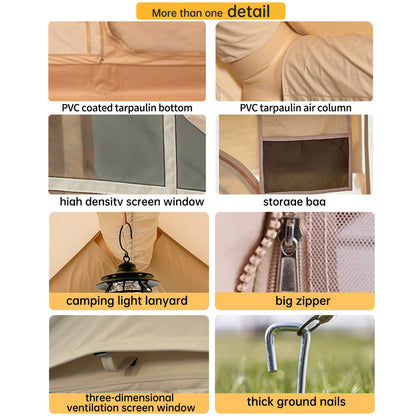 5-8 People Tent Inflatable Tents for Camping with Skylight | Quick Setup Blow Up Tents | Inflatable Tent | Easy Setup Tents for Camping Portable