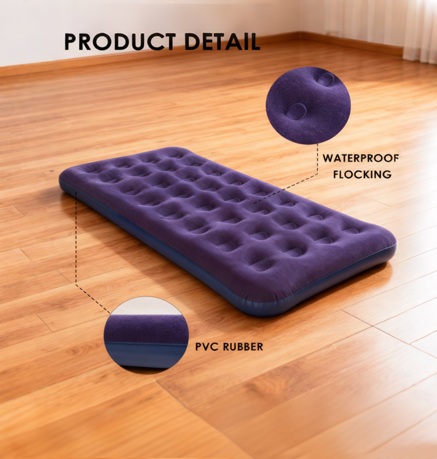 Camping & Home Use Air Mattresses | Twin & Queen Size (Single & Double) | Inflatable Sleeping Pads