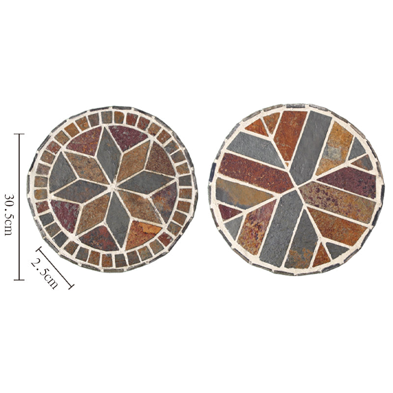 Handcrafted Natural Stone Stepping Stone for Outdoor Landscaping