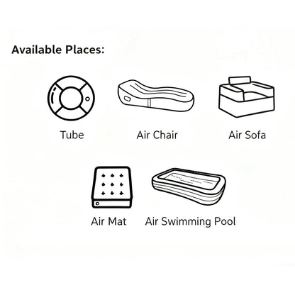 2-Person Flocked Air Mattress Set | 195×150×25cm Dimensions | Electric Pump Included | Full Kit (Bags Pillows Patches)