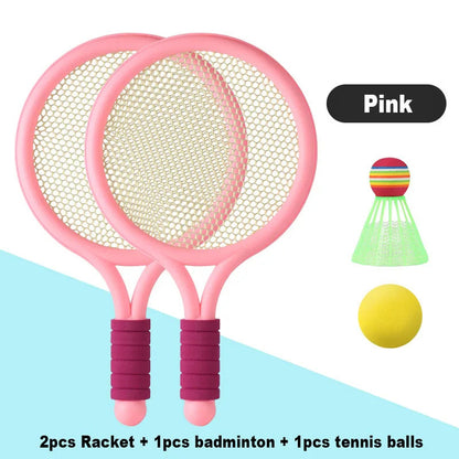 Racket Tennis For Children | Outdoor Sports | Badminton Racket | Kindergarten Toy Set | For 3-12-year-olds | Badminton Sets