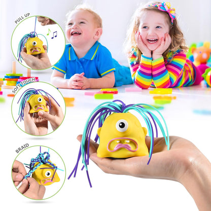 New Novelty Funny Hair Pulling Will Be Screaming Little Monster Kids Decompress Toys Christmas Creative Fun Educational Toys