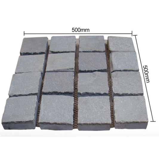 Natural stone small square bricks for outdoor courtyards and terraces, non-slip and wear-resistant floor tiles