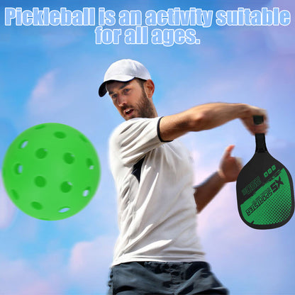 Pickleball Paddle Set of 2 | 4 Pickleballs Included - Sports Accessory Kit