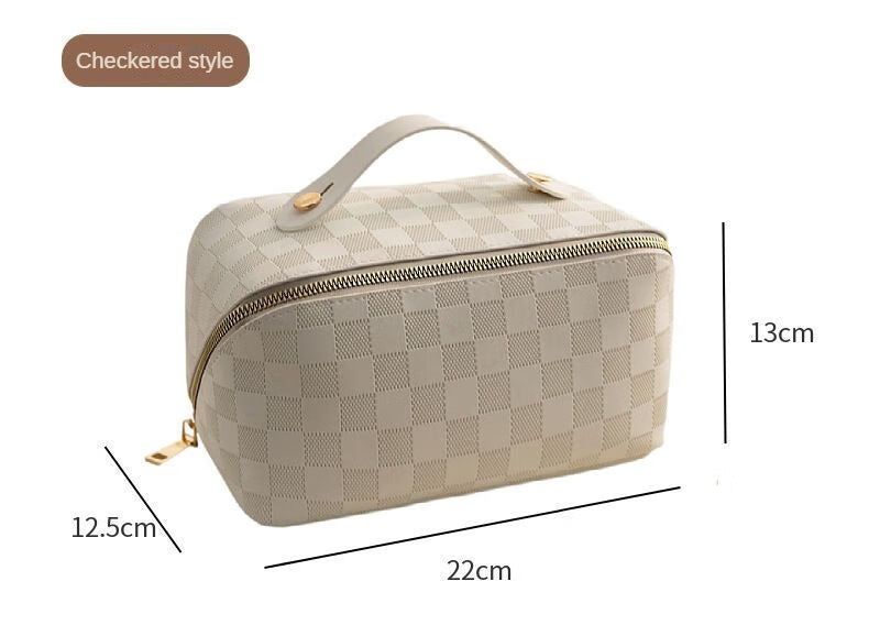 Luxury Portable and Versatile Pillow Large Capacity Cosmetic Bag Travel CosmeticsPUPackage Buggy Bag