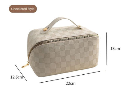 Luxury Portable and Versatile Pillow Large Capacity Cosmetic Bag Travel CosmeticsPUPackage Buggy Bag