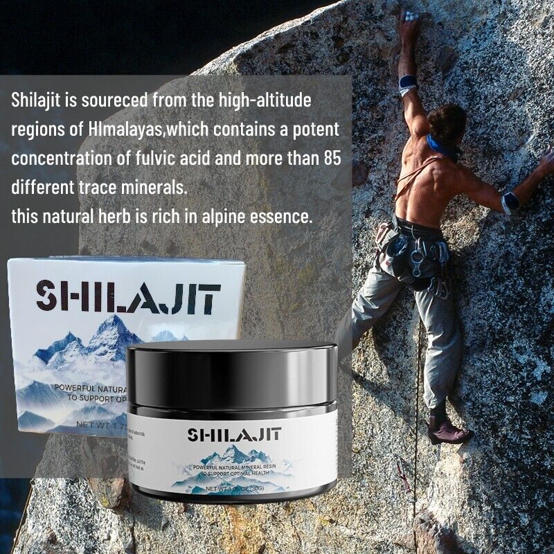 Natural organic shilajit extract mineral essence pure no added health care products