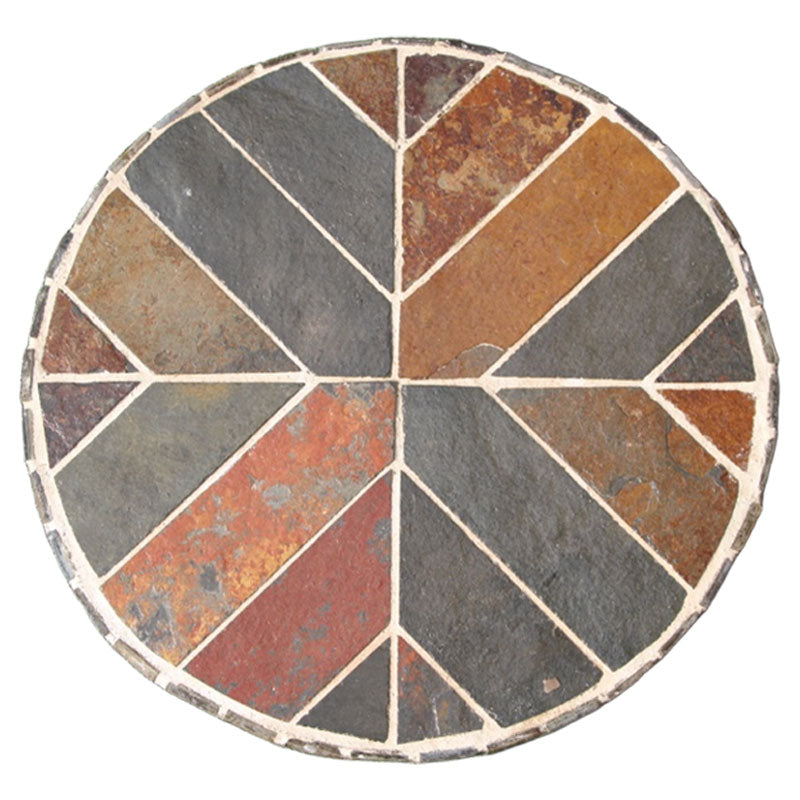 Handcrafted Natural Stone Stepping Stone for Outdoor Landscaping