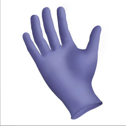 Blue Disposable Gloves Latex Biodegradable Nitrile Exam Grade Disposable Large Gloves For Work Kitchen Clean