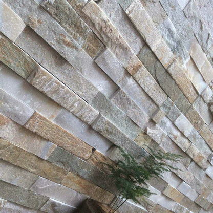 Yellow Wood Grain Natural Cultured Stone | Creative Decorative Stone | Suitable for Indoor and Outdoor Garden Floors and Walls.