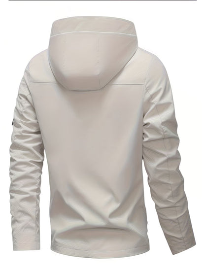 Versatile Waterproof Outdoor/Golf Jacket – Windproof, Hooded, Durable, and Unisex; Perfect for Everyday Wear and Hiking