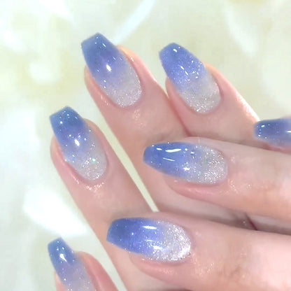 Luxury Marble Vein Wearable Nails | Elegant Minimalist High-End Nail Art