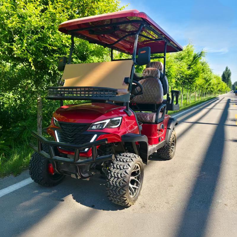 Electric golf carts are easy to maintain, flexible to dispatch, and comfortable to ride.