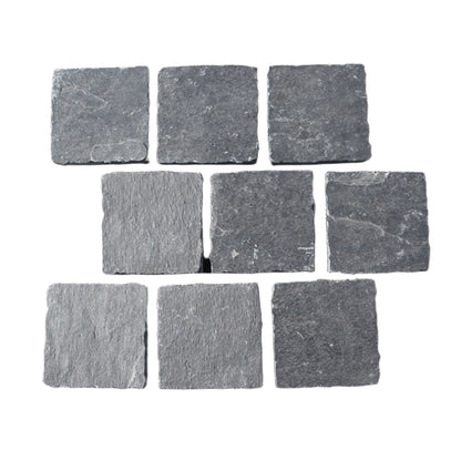 Black Quartz Small Cube Paving Stone