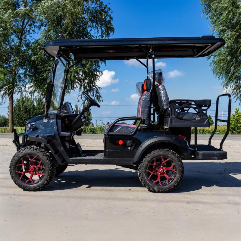 Electric golf carts are easy to maintain, flexible to dispatch, and comfortable to ride.
