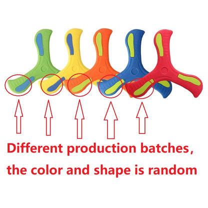 Children Boomerang | Soft Three-Leaf Cross | Adult-Kids Interactive Outdoor Toy | Early Education Puzzle | Decompression Gift