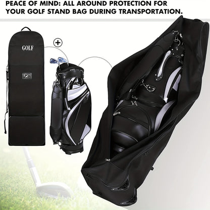 Collapsible Golf Club Travel Bag with Wheels and Detachable Shoulder Strap – Ideal for Air Travel; Perfect Gift for Holidays