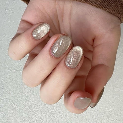 Luxury Marble Vein Wearable Nails | Elegant Minimalist High-End Nail Art
