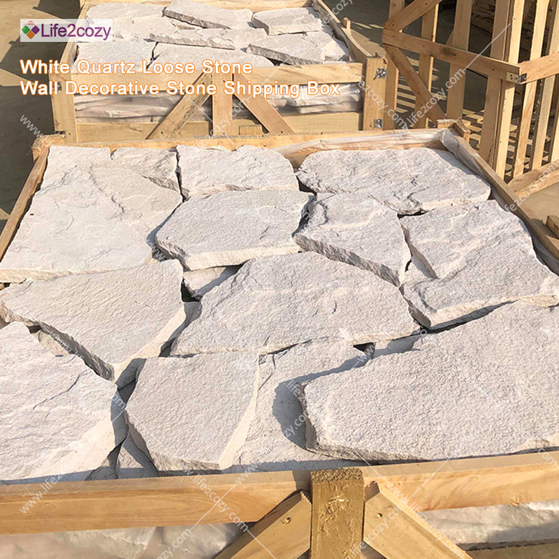 White quartz loose stone modules