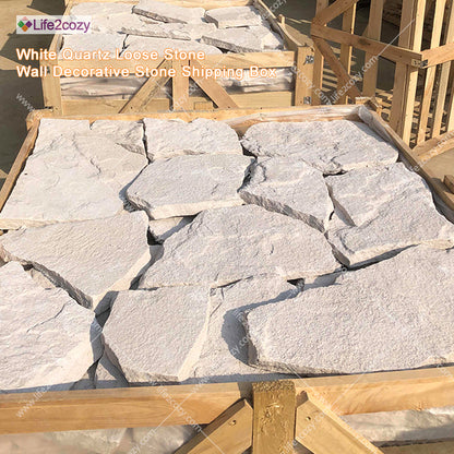 White quartz loose stone modules