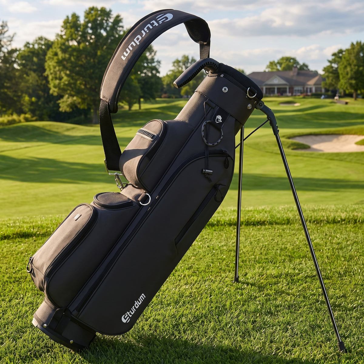 Par-3 Golf Stand Bag – 3-Way Divider, Lightweight & Portable – Suitable for Course and Practice Use