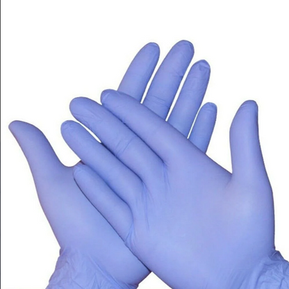 Blue Disposable Gloves Latex Biodegradable Nitrile Exam Grade Disposable Large Gloves For Work Kitchen Clean