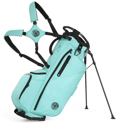 Lightweight Golf Stand Bag Featuring Full-length Dividers | a Stable Base | Flexible Legs | and Ergonomic Dual Shoulder Straps