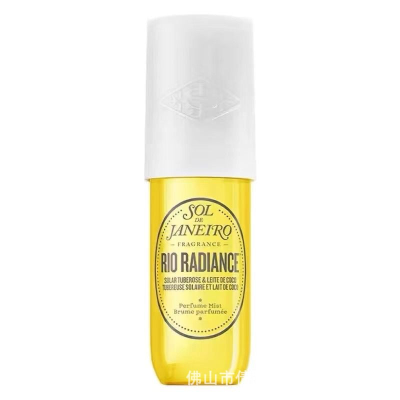 Body fragrance spray without hair - adhering effect, 90 ml. It has exotic fragrance notes and long - lasting scent. With a refreshing aroma, it dries quickly and is suitable for both men and women.