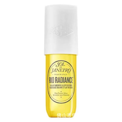 Body fragrance spray without hair - adhering effect, 90 ml. It has exotic fragrance notes and long - lasting scent. With a refreshing aroma, it dries quickly and is suitable for both men and women.