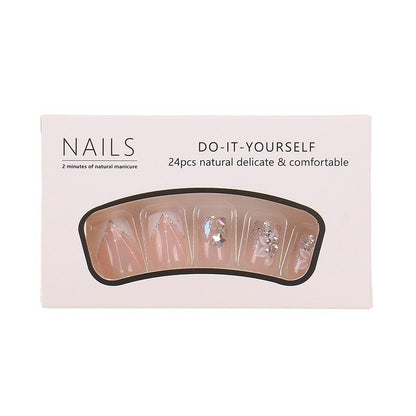 24-Piece Hot-Selling Wearable Nails | INS Trending Premium Gel Handmade Detachable Fake Nails