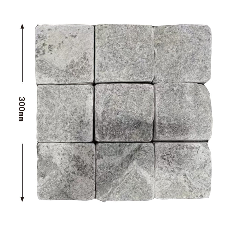 Natural stone small square bricks for outdoor courtyards and terraces, non-slip and wear-resistant floor tiles