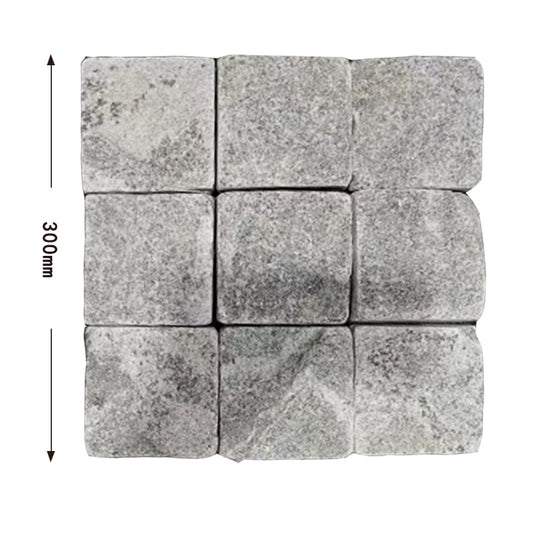 Natural stone small square bricks for outdoor courtyards and terraces, non-slip and wear-resistant floor tiles