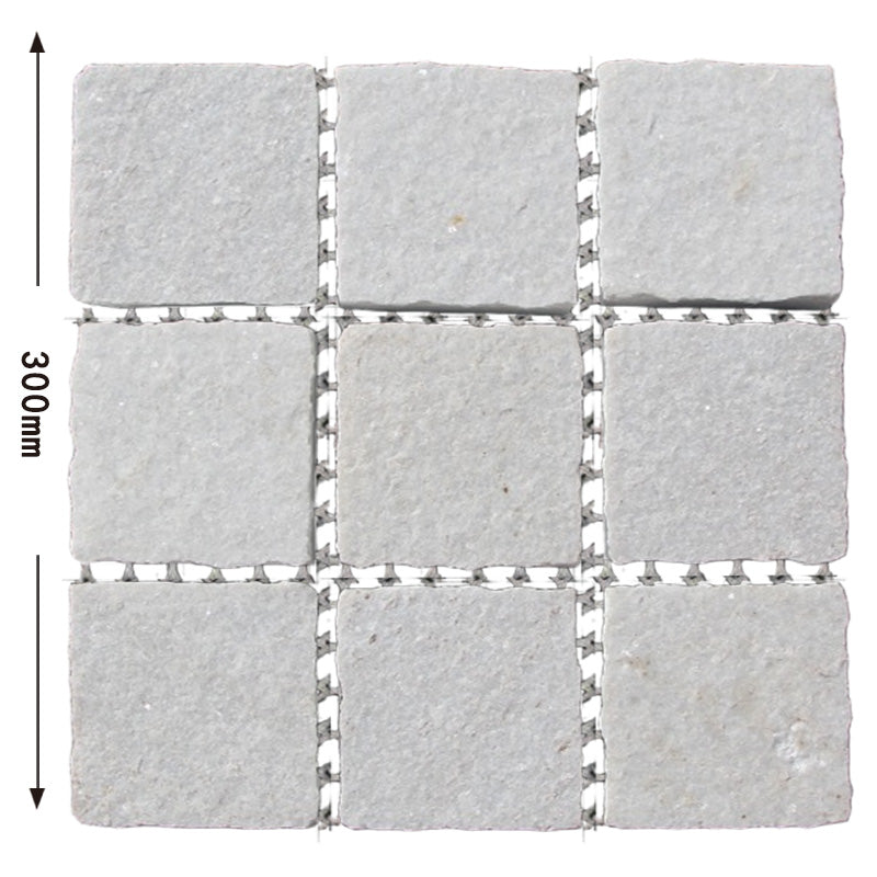Natural stone small square bricks for outdoor courtyards and terraces, non-slip and wear-resistant floor tiles